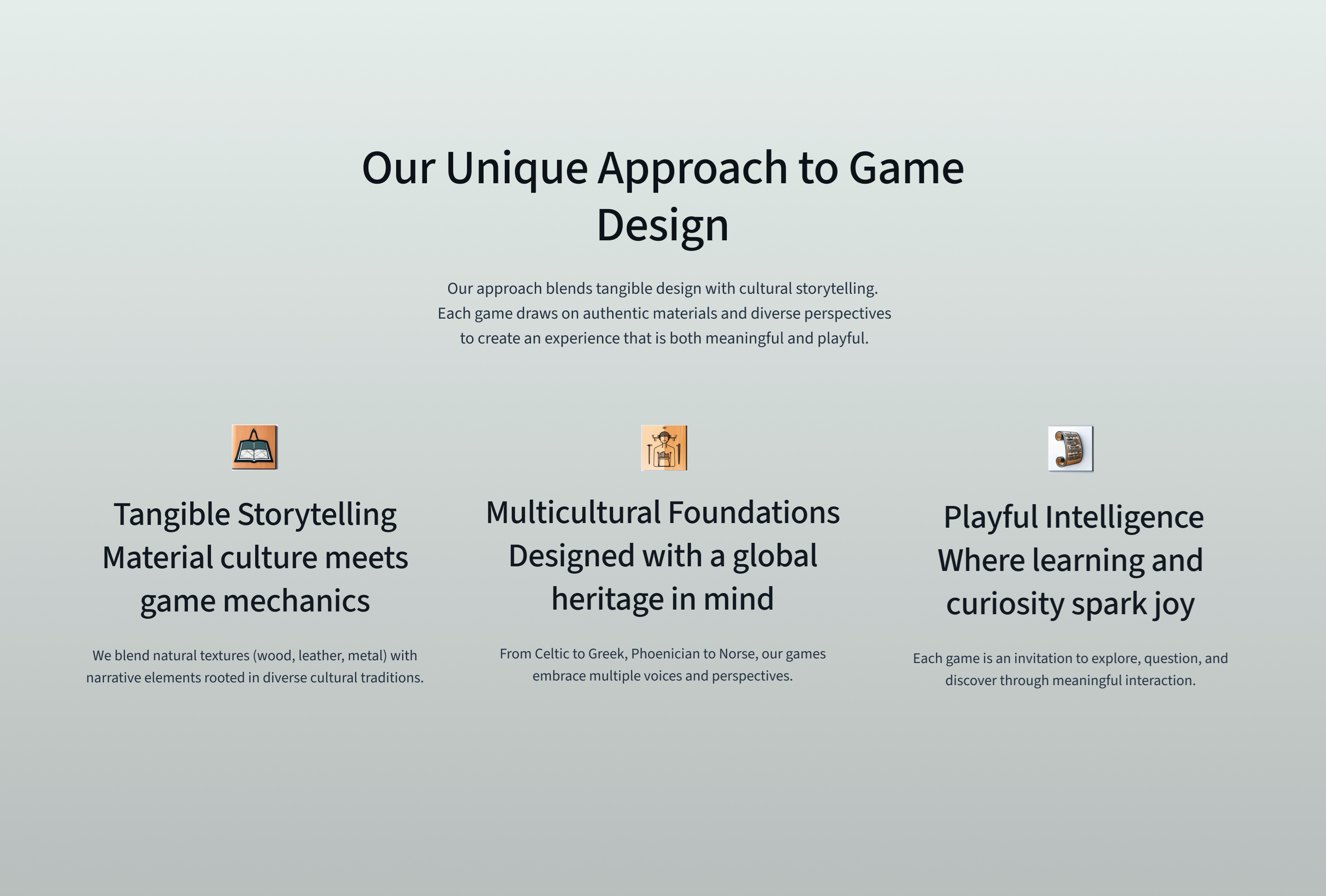 Our Unique Approach to Game Design