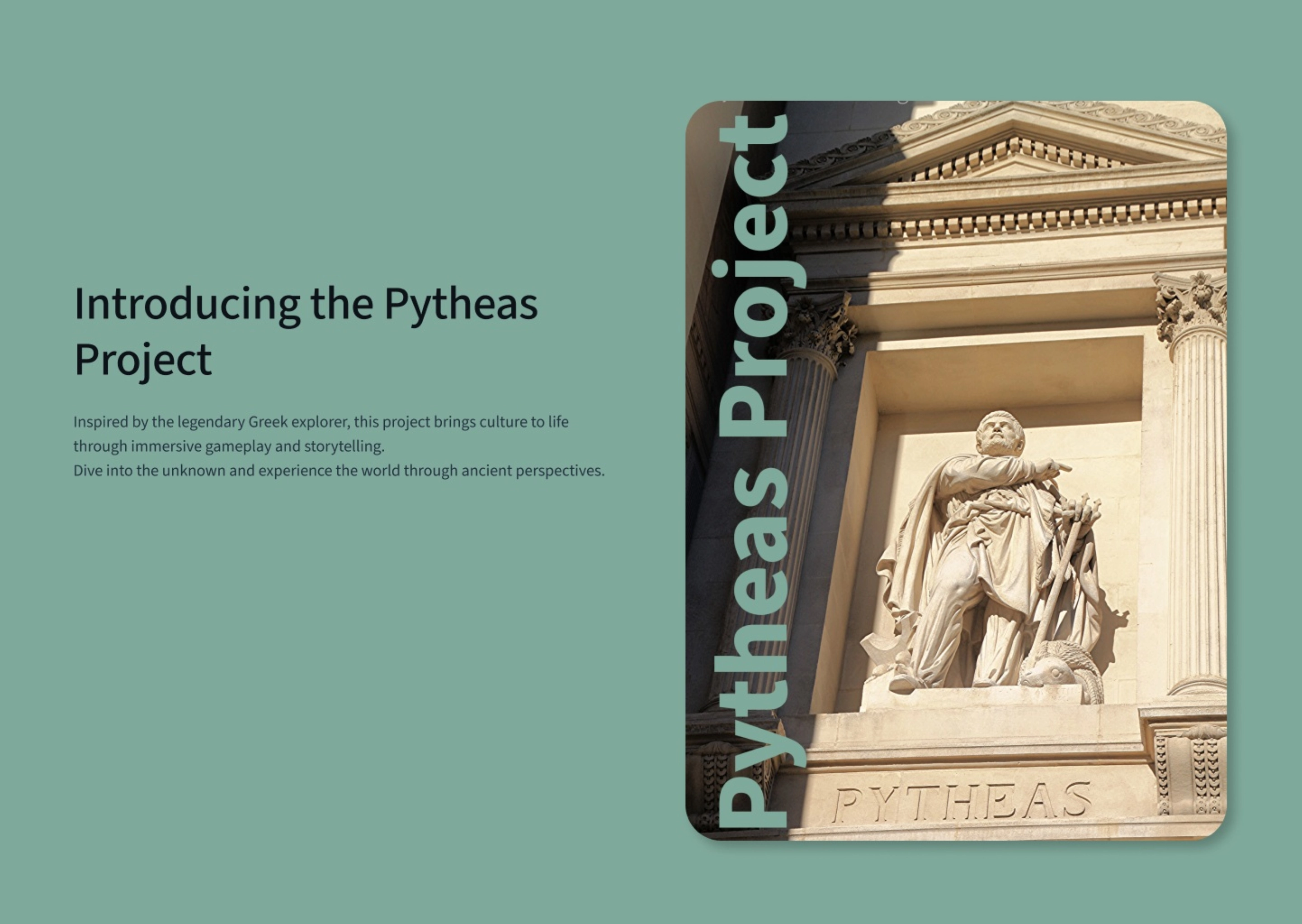 Introducing the Pytheas Project