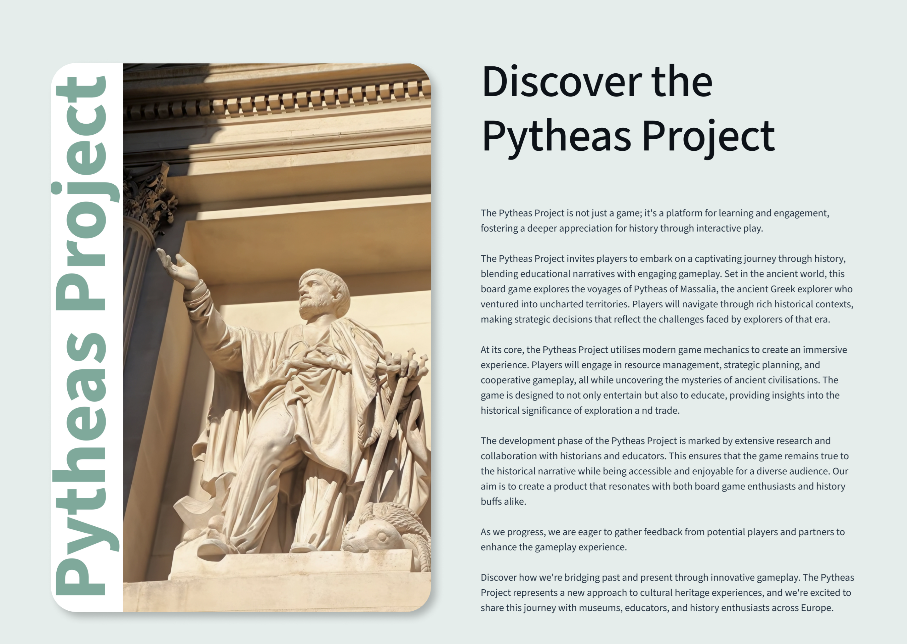 Discover the Pytheas Project